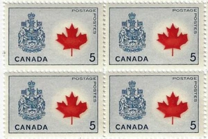Canada # 429Ai block of 4 error or variety - Picture 1 of 1