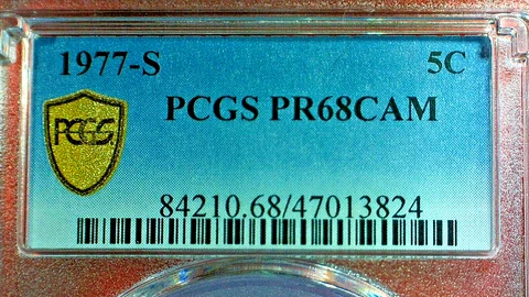 UNITED STATES-1977 "S" PCGS PR68CAM JEFFERSON NICKEL 5c KM# A192 Cover