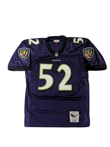 Ray Lewis Authentic Ravens Mitchell & Ness Jersey -Size L - 44 Cover