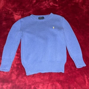 POLO by Ralph Lauren Blue Sweater Boys Girls SZ 6 Children - Picture 1 of 4