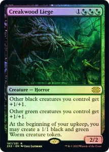 Creakwood Liege FOIL - 197/331 - Rare - 2X2 Double Masters 2022 MTG - Foto 1 di 1