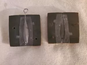 Vintage Angelgewicht Form Holzblock Torpedo Form Gewichte - Bild 1 von 8