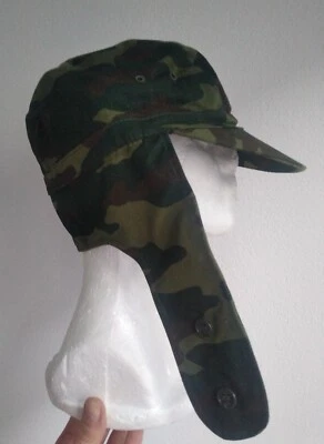 CASQUETTE CAMOUFLAGE FLORA VSR 98 ARMÉE RUSSE TAILLE 58 NEUVE 2005 - Photo 1/4