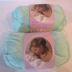 Mary Maxim Babys Best Yarn Lot of 2 #204 White 160 Yards Each Fine #2 - Picture 1 of 5