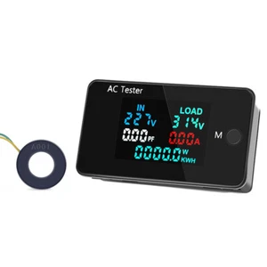 AC Dual Voltage Digital Tester 0-500V Voltmeter 0-100A Ammeter Professional K1Q2 - Picture 1 of 11