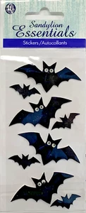 Sandylion Essentials Stickers - Halloween Bats -51411 - Picture 1 of 1