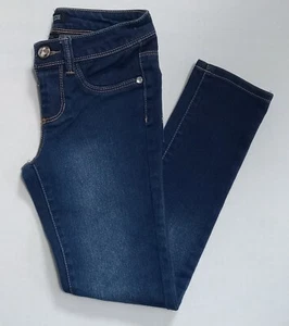 Squeeze Young Girls Skinny Jeans Size 7 Pull Up 3 Pockets Comfort Embroidered - Picture 1 of 14