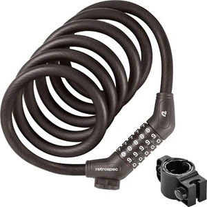 Heavy Duty Anti-Theft Bike Lock - 5-Digit Combo, 6ft Cut Cable - Picture 1 of 6