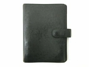 Auténtica cubierta Louis Vuitton Taiga Agenda MM R20222 Ardoise Day Planner 90828 - Imagen 1 de 8