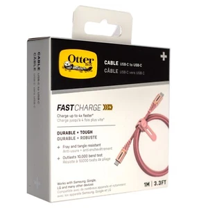 Otterbox Braided 1 Meter USB-C to USB-C Cable - Rose Gold - Picture 1 of 1
