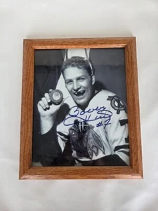 Foto autografiada de Bobby Orr Boston Bruins NHL leyenda del hockey exhibición enmarcada - Imagen 1 de 5