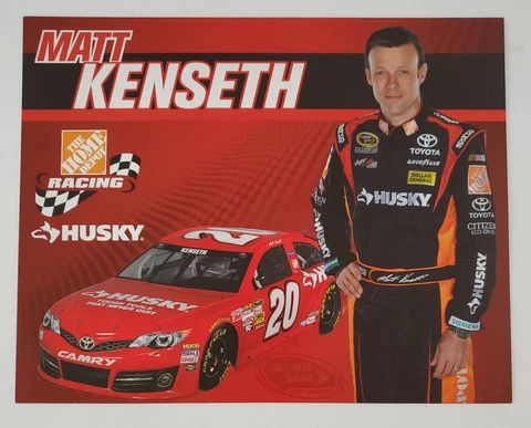 MATT KENSETH # 20 HUSKY" HOME DEPOT NASCAR  POSTER BOARD DBL SIDED (B5) Cover