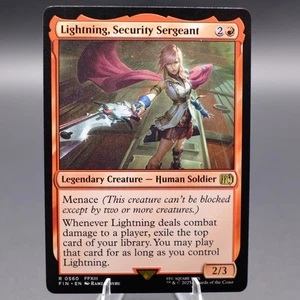 Lightning, Security Sergeant Normal 560 FIN FINAL FANTASY NM MTG - Bild 1 von 2