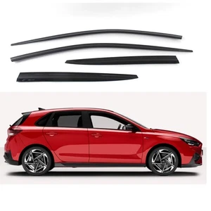 Smoke Tint Weather shields Window Visors 4p for 2025 2026 Hyundai i30 N Line - Picture 1 of 9