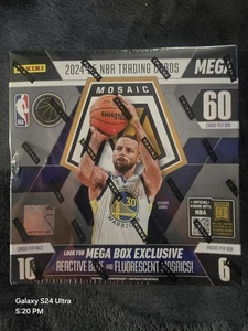 2024-25 Panini Mosaic Basketball Mega Box Factory Sealed NBA Trading Cards 🏀 🤾 - Bild 1 von 2