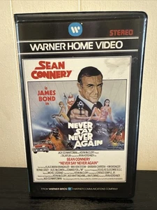 Sag nie wieder Video Big Box Ex Vermietung VHS Vorzertifikat PAL James Bond sauber - Bild 1 von 4