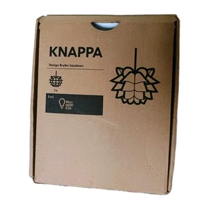IKEA KNAPPA CB 10 White Lotus Ceiling Pendant Light New In Box! 600.713.44 - Picture 1 of 2