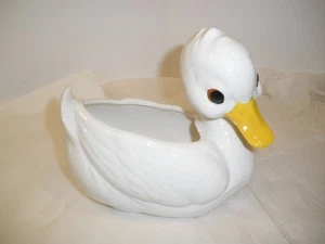 Plantadoras de patos de cerámica vintage Napcoware Japón - Imagen 1 de 7