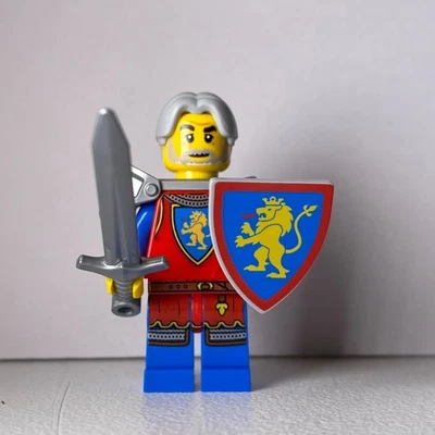 NUEVO Genuino LEGO - Minifigura Castillo Caballero León Foto 1 de 4