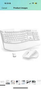 MK399 Keyboard & Mouse - White - Picture 1 of 9