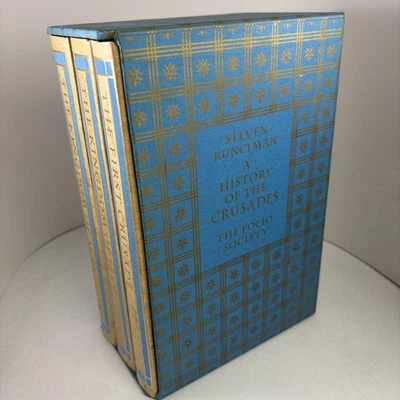 Folio Society - A History of the Crusades by Steven Runciman (1994) EXCELLENT - Image 1 of 4