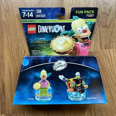 Lego Dimensions 71227 Bicicleta Payaso Crujiente Simpson Paquete Divertido Nuevo Sellado Como Nuevo Foto 1 de 4