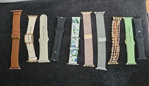 Apple Watch Bands x10 -Blow Out Sale - Assorted Sizes Styles Colors Materials - Picture 1 of 4