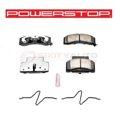 PowerStop Front Disc Brake Pad & Hardware Kit for 1990-2000 Chevrolet K3500 th Foto 1 de 4