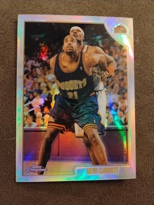 1998-99 Topps Chrome - Dean Garrett #217 Refractor Denver Nuggets NBA Basketball - Image 1 of 4