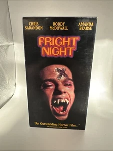 Fright Night 1985 (1996) VHS Roddy McDowell Chris Sarandon Vampire Horror NEW! - Picture 1 of 8