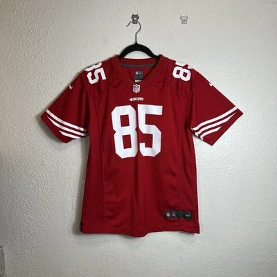 Camiseta deportiva Nike San Francisco 49ers Vernon Davis juvenil escarlata talla grande (14-16) Foto 1 de 4