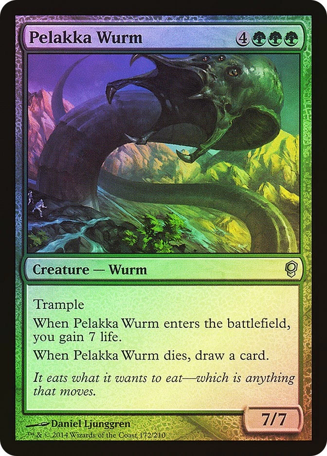 MTG FOIL Pelakka Wurm  - Conspiracy #172 - Image 1 of 1