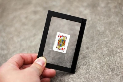 CARD CHANGING FRAME MAGIC TRICK - Illusion Stage Close Up Magician Prop - Image 1 of 3