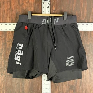 Nogi Industries Ghost 5" Premium Lined Grappling Shorts Black BJJ MMA Men Small - Picture 1 of 8