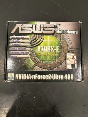 Материнская плата ASUS A7N8X-E Deluxe Socket A 462 nForce2 Ultra 400 SoundStorm - Изображение 1 из 4