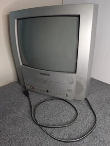 Magnavox 13" Inch MWC13D5 Retro Gaming CRT TV/DVD Player Combo Works NO REMOTE - Picture 1 of 10
