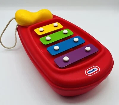 De colección Bebé Niño Pequeño Little Tikes Rojo Xilófono Tap a Tune Piano #1571 MÚSICA Foto 1 de 4