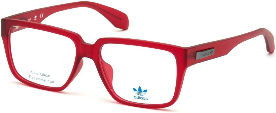 Armação de óculos Adidas OR5005-F 067 vermelho plástico óptico 57-16-145 ajuste asiático - Imagem 1 de 4