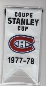 Mini banner de la taza Stanley del centenario de Montreal Canadiens 1977-78 95128 2008-09 - Imagen 1 de 2