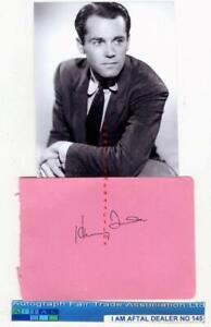 Henry Fonda vintage signed page AFTAL#145