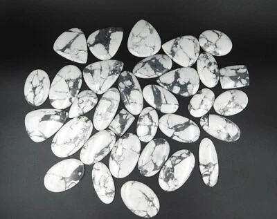 Piedra natural Howlita hecha a mano piedra preciosa suelta Howlita lote al por mayor 71906 Foto 1 de 4