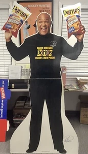George Foreman Signed 1992 Doritos Advertisement Cardboard Cutout Boxing JSA - Picture 1 of 6
