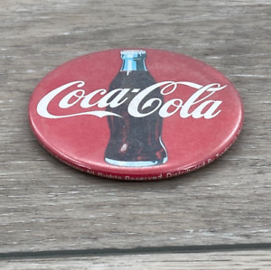 Coca Cola Button Mirror Vanity Collectible Vintage 1991 Official Advertisement