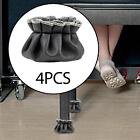 4 Pieces Piano Stool Leg Protector Dust Cover for Bedroom School Living