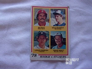 Topps #708 Parrish/Murphy 1978 radiocontrol + #450 Seaver, #530 Winfield #160 Palmer - Imagen 1 de 8