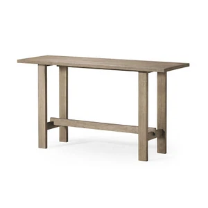 Maven Lane Hera Modern Wooden Console Table in Weathered Grey Finish (Open Box) - Picture 1 of 6