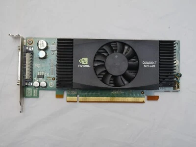 PNY NVIDIA Quadro NVS 420 (VCQ420NVSX1DPPB) 512MB GDDR3 SDRAM PCI Express x1... - Image 1 of 3
