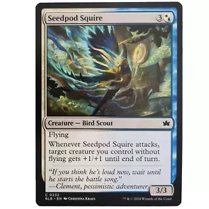 x4 Seedpod Squire Bloomburrow Multi-Color Creature Bird Scout MTG Common M/NM - Picture 1 of 4