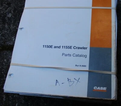 CASE 1150E 1155E Tractor Dozer Crawler Parts Manual book catalog spare list 1995 - Image 1 of 4