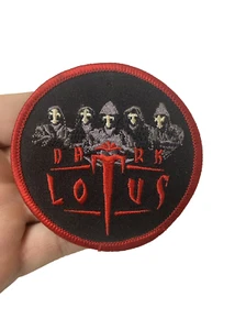 Dark Lotus HipHop Iron On Embroidered Patch Rare Vintage Licensed 2002 - Picture 1 of 4